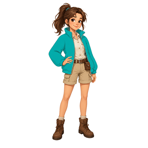 Ayla Toon Tone related character preview with jacket target color #03AAAA