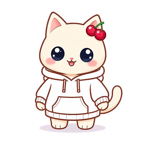 Cute Cat Toon Tone related character preview with tops target color #FFFEFE