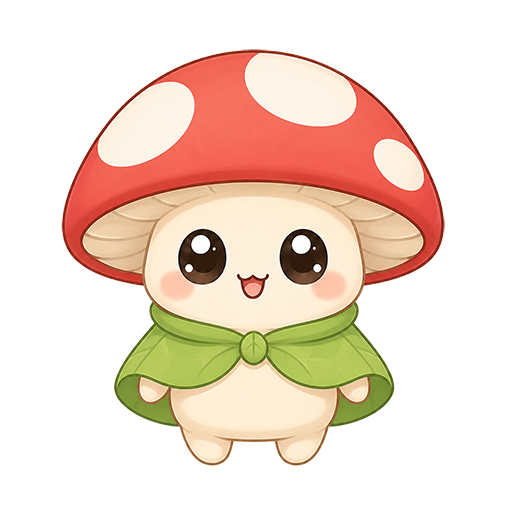 Momo Shroom Toon Tone character preview for color matching game
