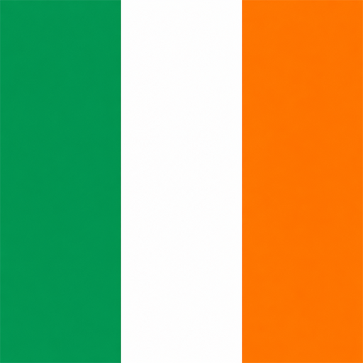 Ireland Toon Tone flag preview for color matching game