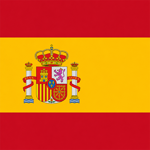 Spain Toon Tone flag preview for color matching game