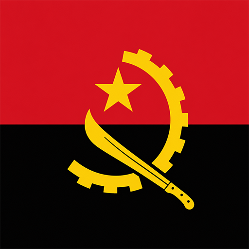 Angola Toon Tone flag preview for color matching game