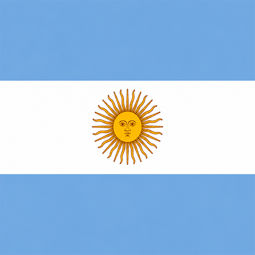 Argentina Toon Tone flag preview for color matching game