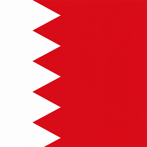 Bahrain Toon Tone flag preview for color matching game
