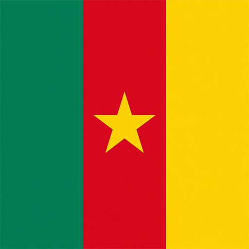 Cameroon Toon Tone flag preview for color matching game