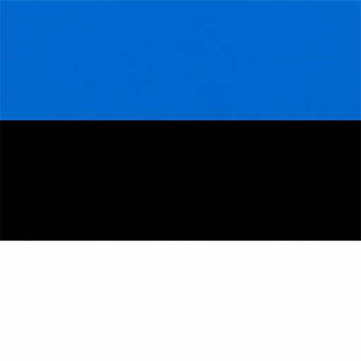 Estonia Toon Tone flag preview for color matching game