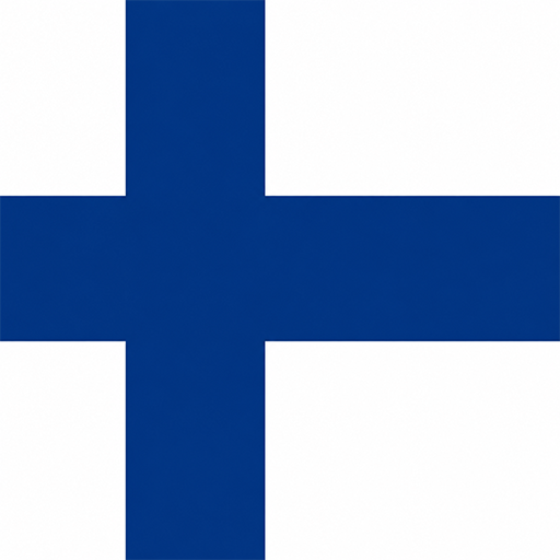 Finland Toon Tone flag preview for color matching game