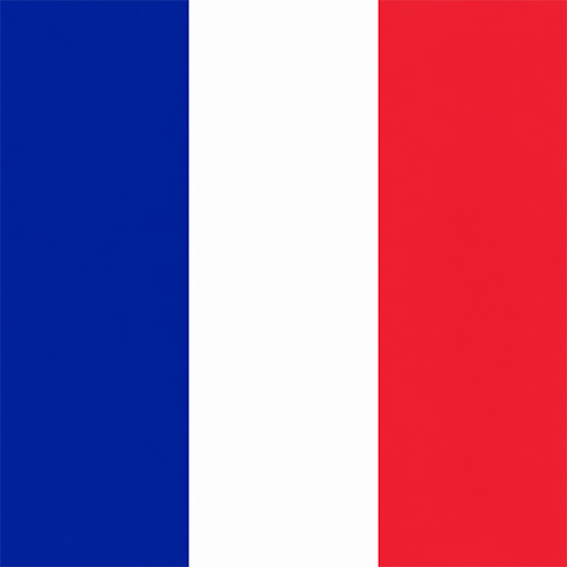 France Toon Tone flag preview for color matching game