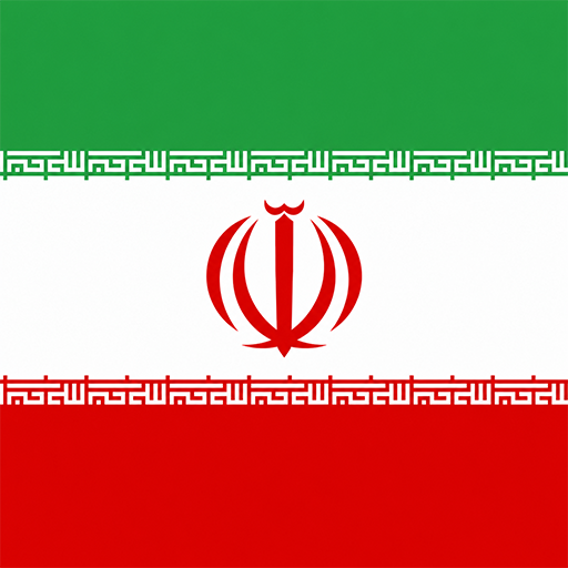 Iran Toon Tone flag preview for color matching game