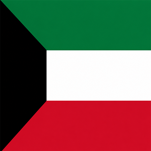 Kuwait Toon Tone flag preview for color matching game