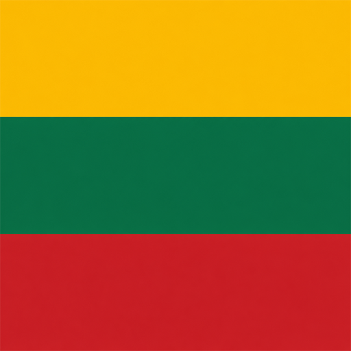 Lithuania Toon Tone flag preview for color matching game
