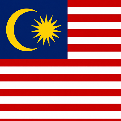 Malaysia Toon Tone flag preview for color matching game