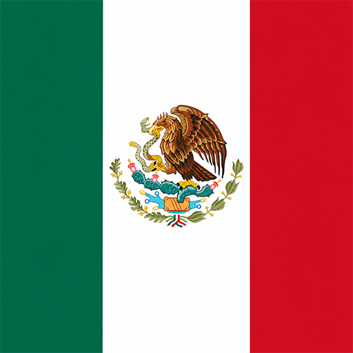 Mexico Toon Tone flag preview for color matching game