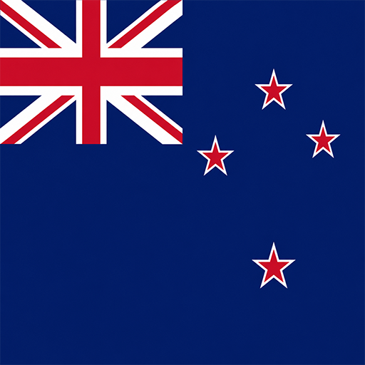 New Zealand Toon Tone flag preview for color matching game