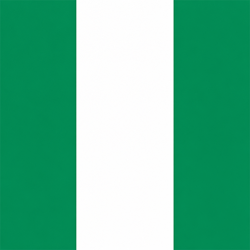 Nigeria Toon Tone flag preview for color matching game