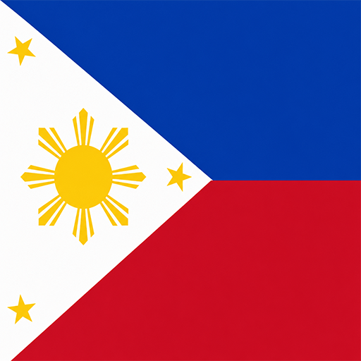 Philippines Toon Tone flag preview for color matching game