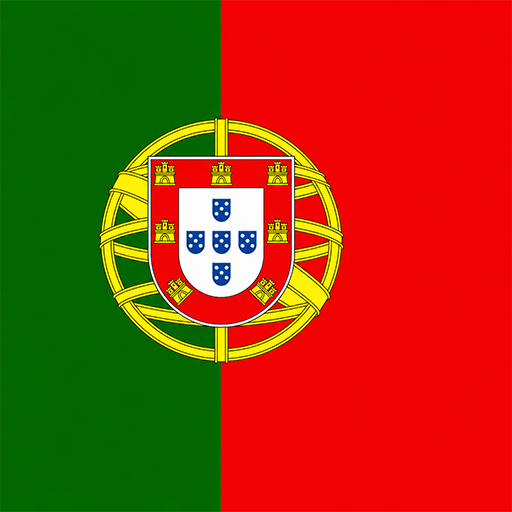 Portugal Toon Tone flag preview for color matching game
