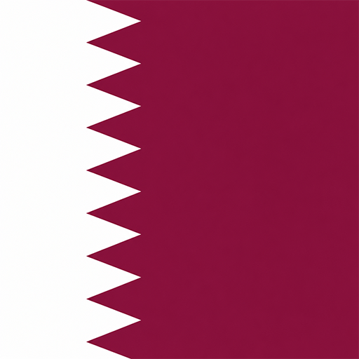 Qatar Toon Tone flag preview for color matching game