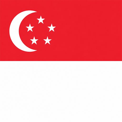 Singapore Toon Tone flag preview for color matching game