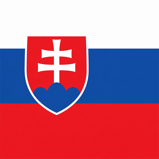 Slovakia Toon Tone flag preview for color matching game