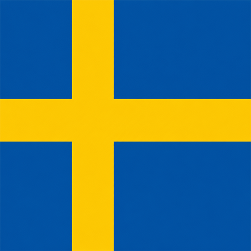 Sweden Toon Tone flag preview for color matching game