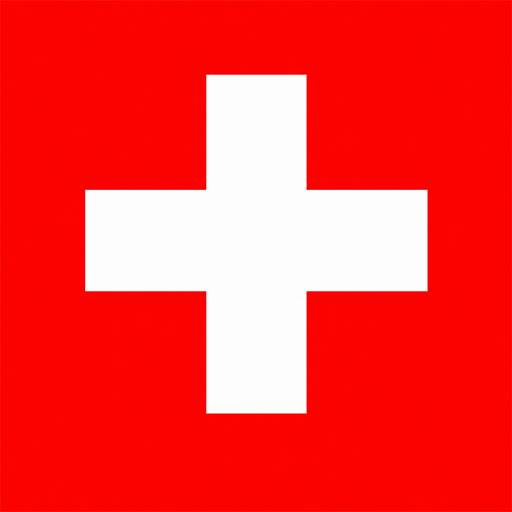 Switzerland Toon Tone flag preview for color matching game