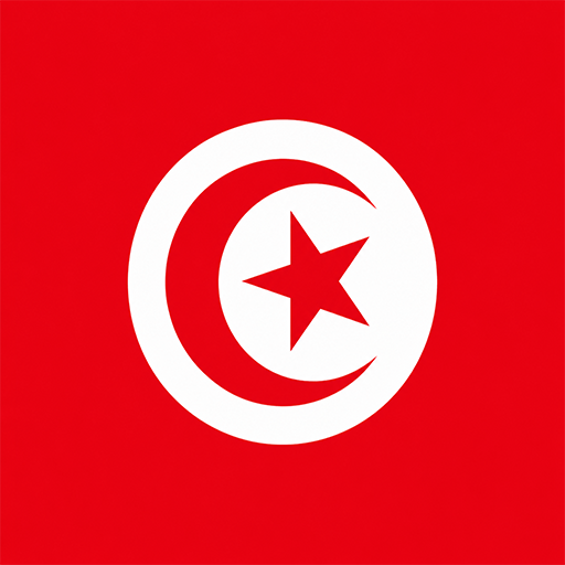Tunisia Toon Tone flag preview for color matching game