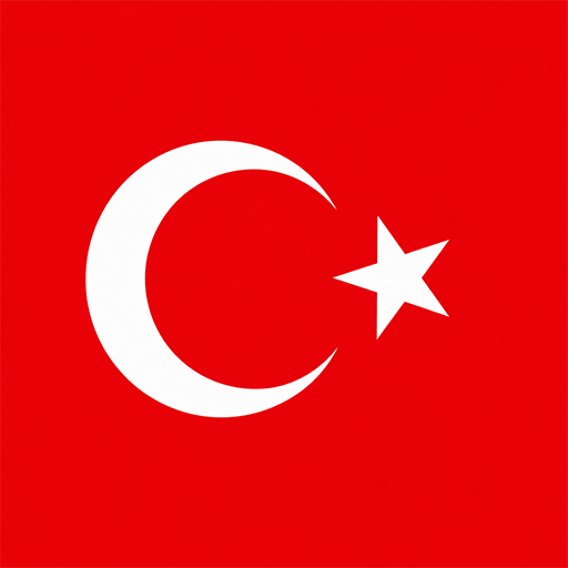 Türkiye Toon Tone flag preview for color matching game
