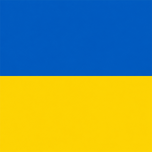 Ukraine Toon Tone flag preview for color matching game