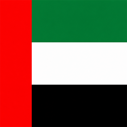 United Arab Emirates Toon Tone flag preview for color matching game