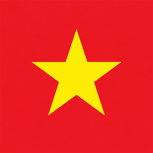Vietnam Toon Tone flag preview for color matching game