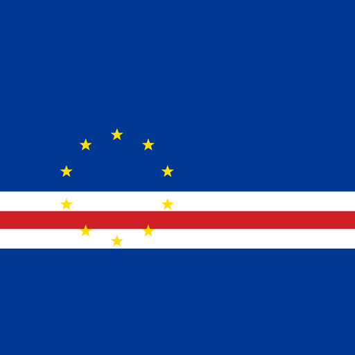 Cabo Verde Toon Tone world cup flag preview for color matching game