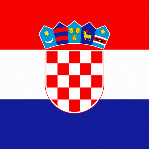 Croatia Toon Tone world cup flag preview for color matching game