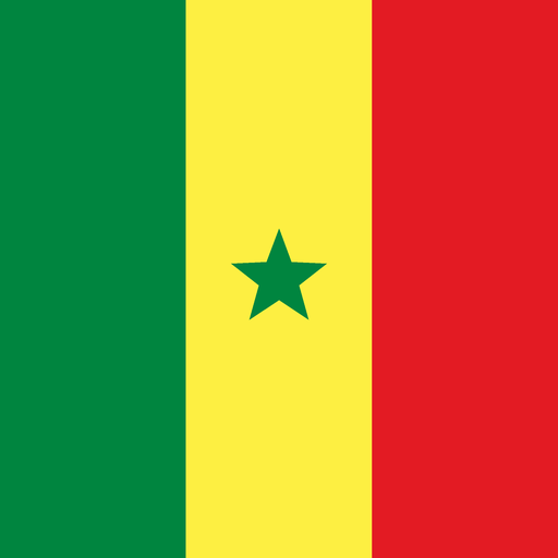 Senegal Toon Tone world cup flag preview for color matching game