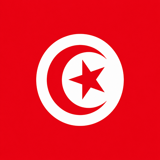 Tunisia Toon Tone world cup flag preview for color matching game